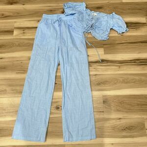 Hot & Delicious Light Blue Jumpsuit